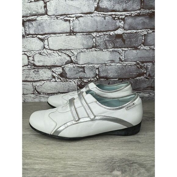 Mephisto Cool Air White Leather Strap Driving Loafers Shoes Women Sz 10M US/41EU - Picture 10 of 16